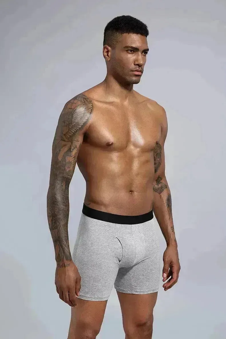 Men Cotton Boxer Short  with pouch Underwear Man Panties