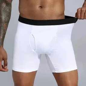 Men Cotton Boxer Short  with pouch Underwear Man Panties