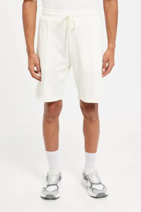 Men Cream Lounge Shorts