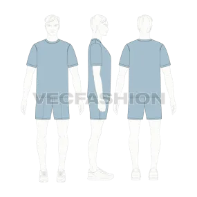 Mens Loungewear Vector Clothing Set