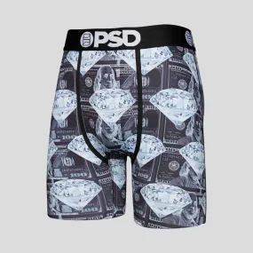 Men's PSD Dark Money Diamonds Boxer Briefs
