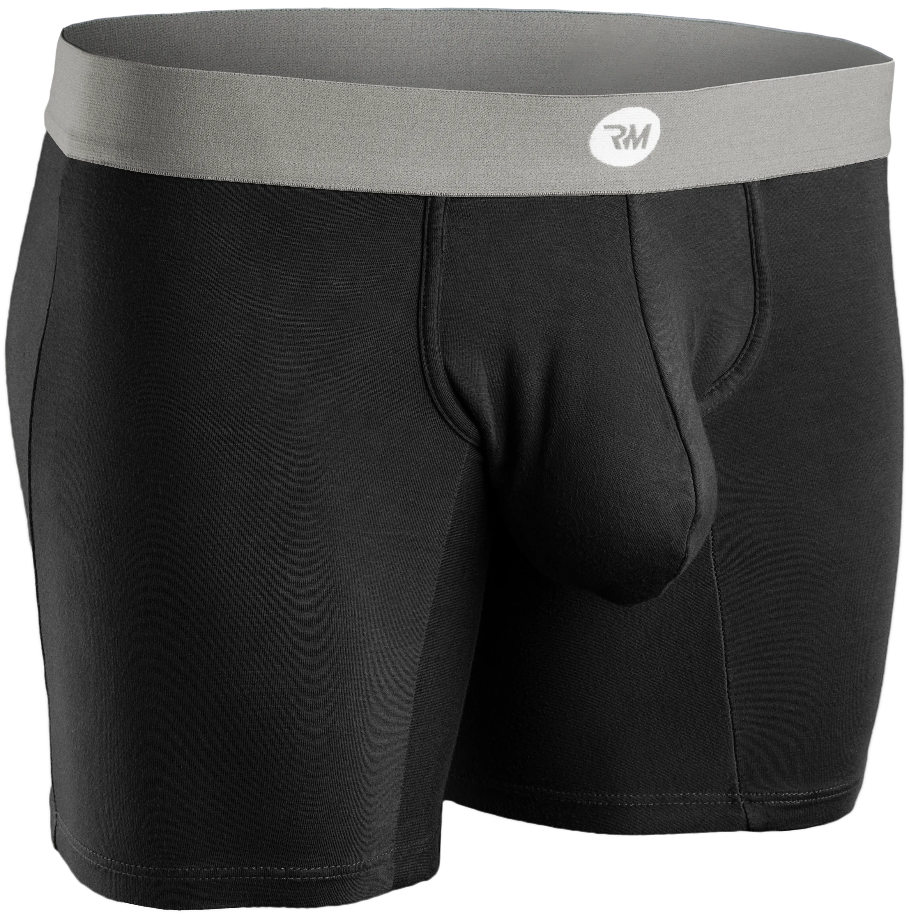 Modal 7in Boxer Briefs No Fly 1pk Black