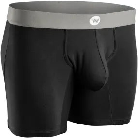 Modal 7in Boxer Briefs No Fly 1pk Black