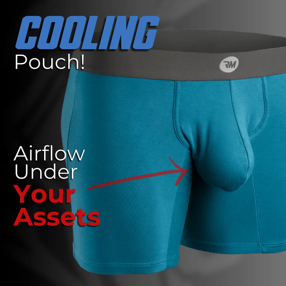 Modal 7in Boxer Briefs No Fly 6pk Black