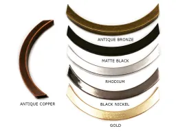 MP3207 Large Curved Tube Pendant 20mm x 120mm CHOOSE COLOR BELOW