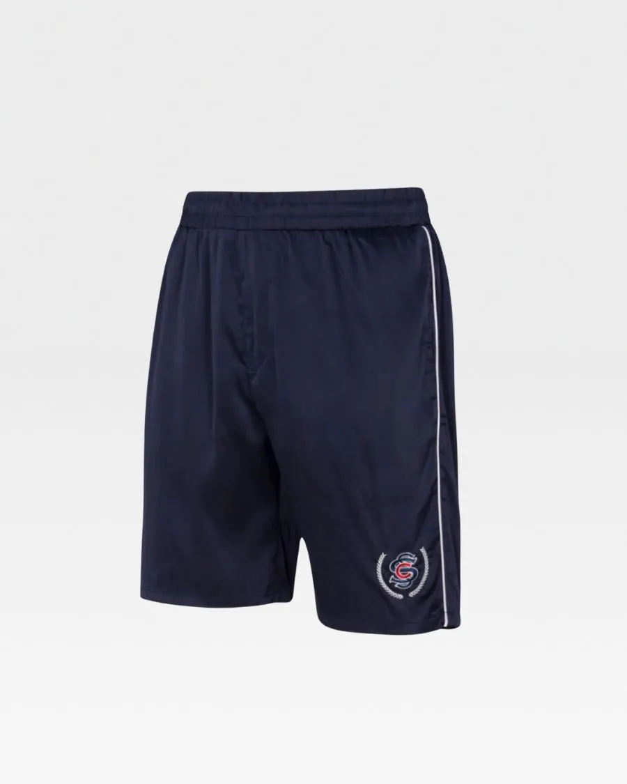 Navy Star Status Diddy Shirt and Shorts Set