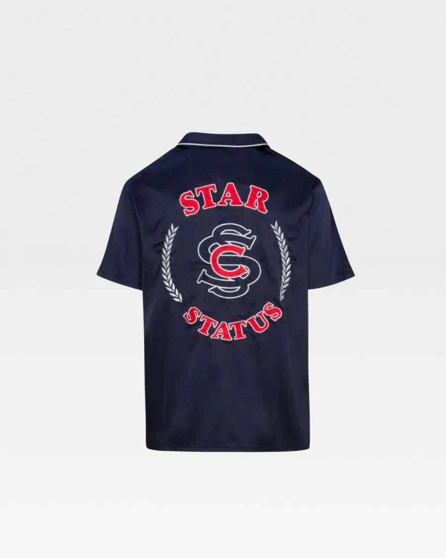 Navy Star Status Diddy Shirt and Shorts Set