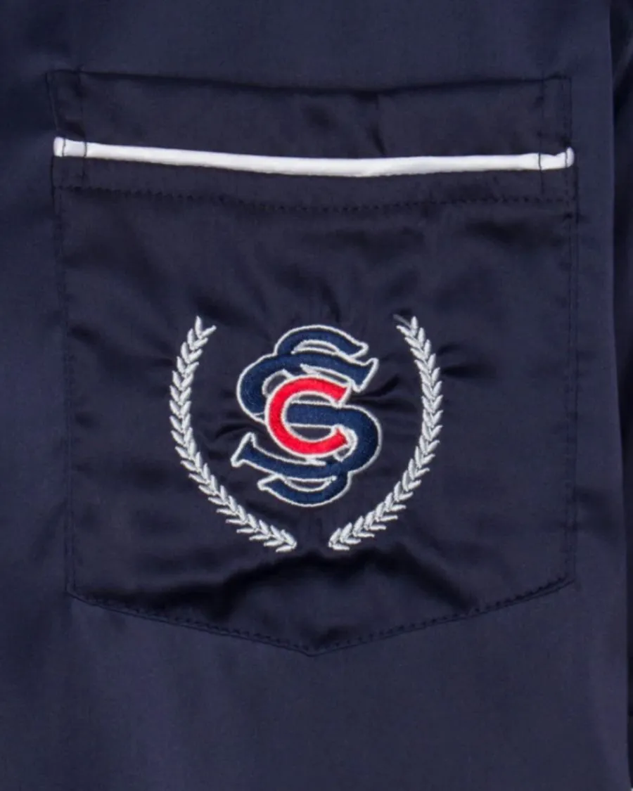 Navy Star Status Diddy Shirt and Shorts Set