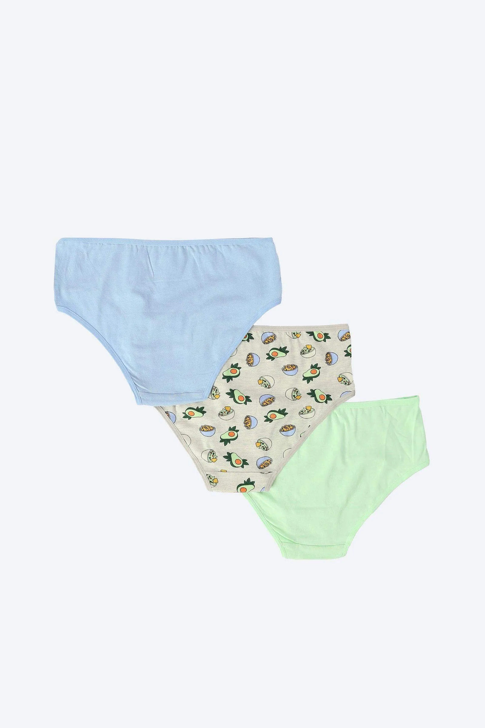 Pack of 3 Printed Brief Panties
