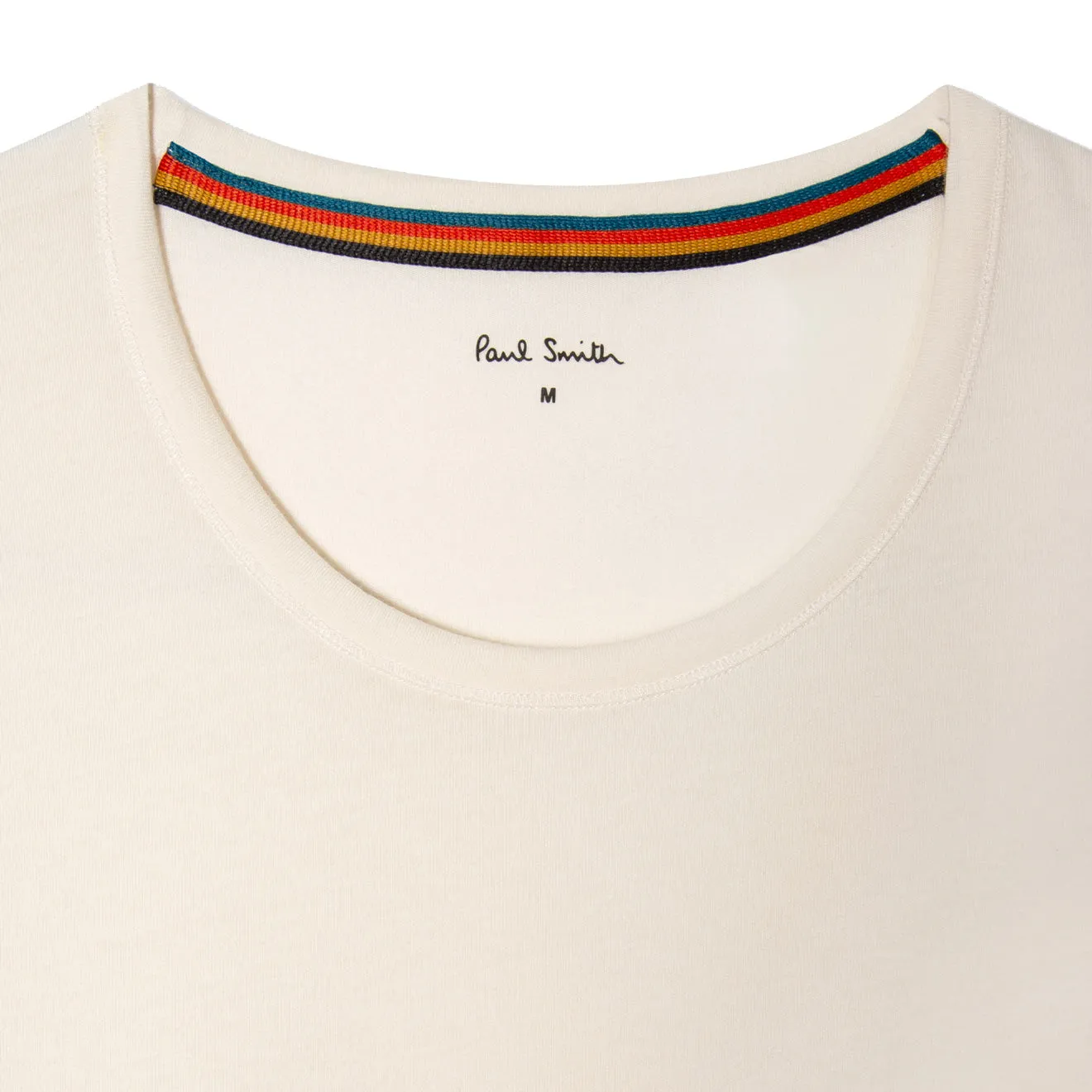 Paul Smith Cotton Crew Neck T-Shirt Off White