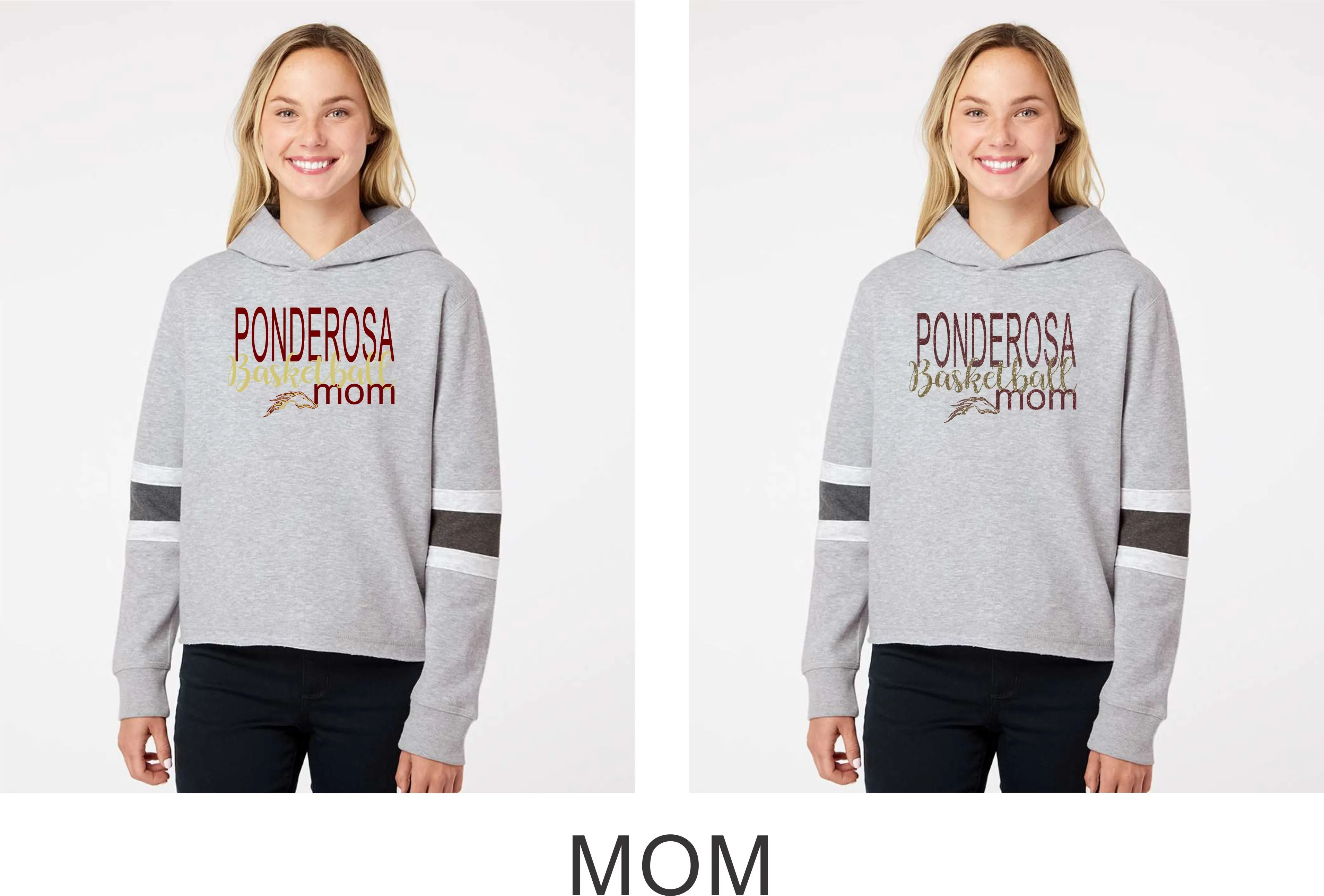 Pondo Basketball Ladies Thermal Lined Hoodie - Matte or Glitter