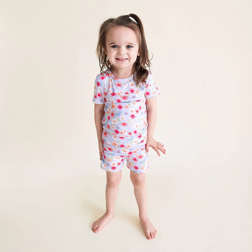 Posh Peanut Carissa Basic Short Sleeve & Short Length Pajama
