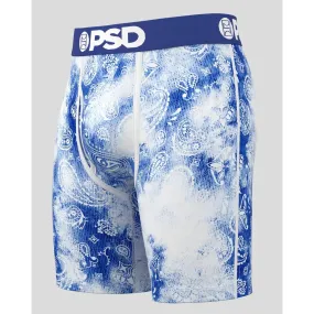 PSD Men's Multicolor Bandana Blues Modal Boxer Briefs Medium Underwear - 224180100-MUL-M