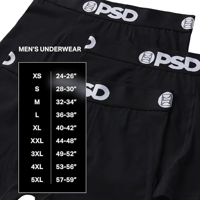 PSD Men's Multicolor Breathable And Supportive With Moisture-Wicking Fabric Cocky Boxer Briefs Large Underwear - 224180143-MUL-L