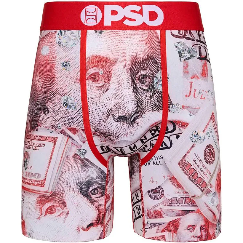 PSD Men's Multicolor Hunned Boxer Briefs Large Underwear - 124180002-MUL-L