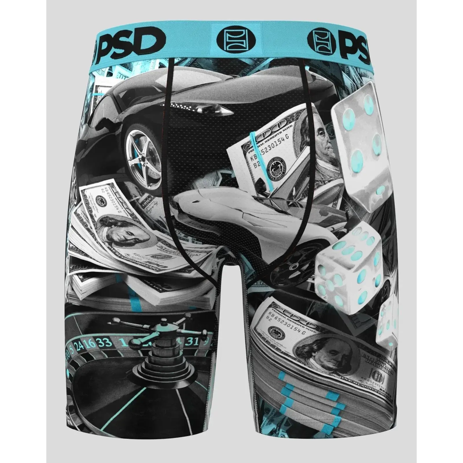 PSD Men's Multicolor Lifestyle Boxer Briefs Large Underwear - 224180018-MUL-L