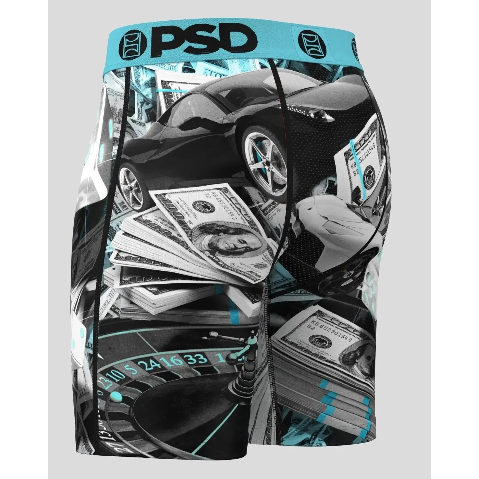 PSD Men's Multicolor Lifestyle Boxer Briefs Large Underwear - 224180018-MUL-L