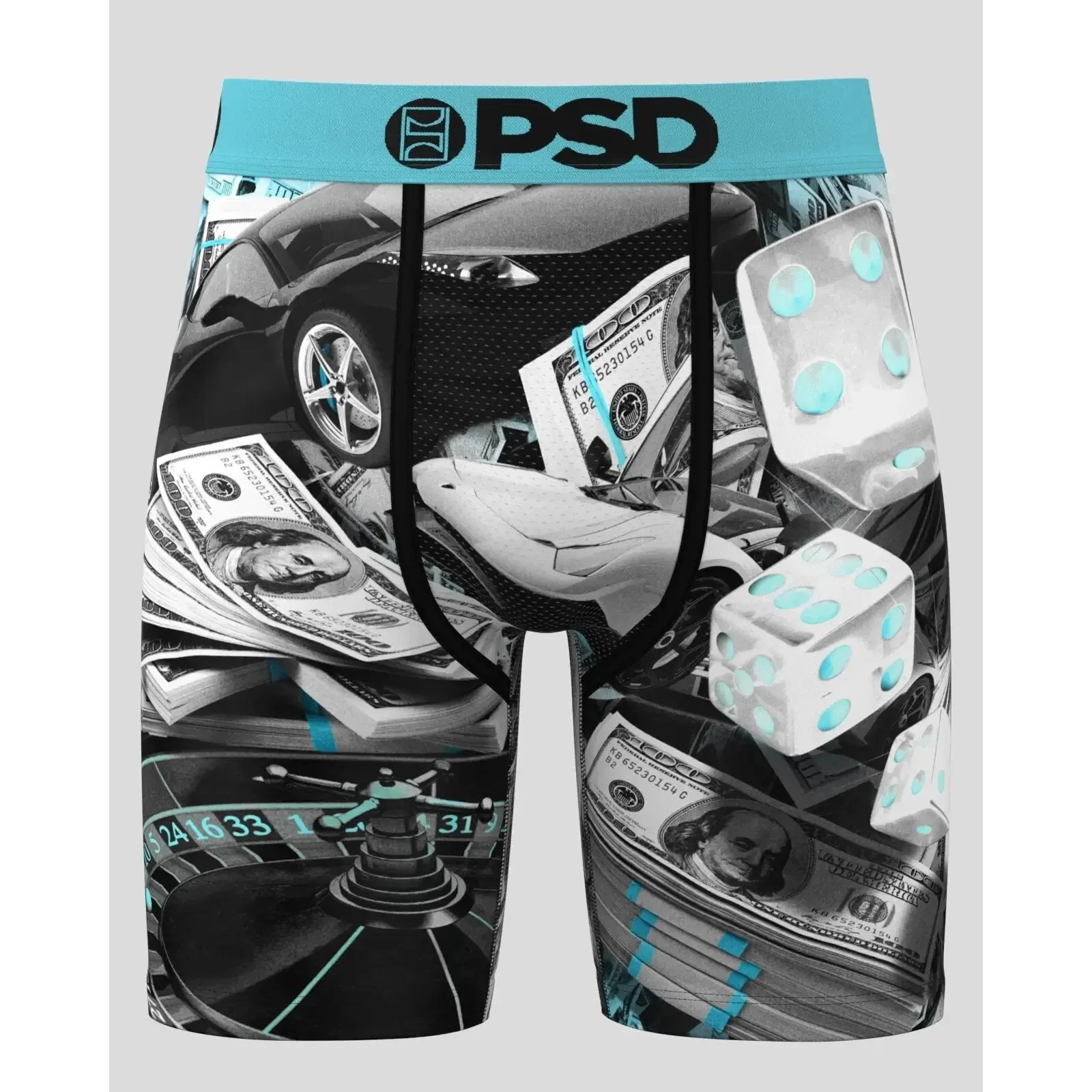 PSD Men's Multicolor Lifestyle Boxer Briefs Large Underwear - 224180018-MUL-L