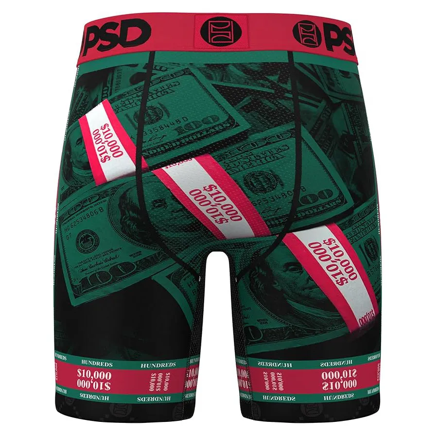 PSD Men's Multicolor Luxe Money Sport Boxer Briefs Extra Large Underwear - 324180040-MUL-XL