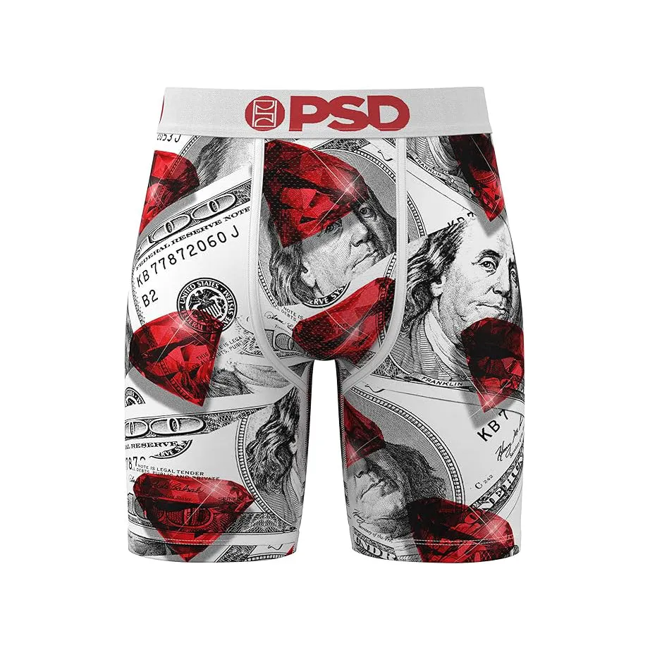 PSD Men's Multicolor MMF Boxer Briefs Extra Large Underwear (Knit) - 424180046-MUL-XL