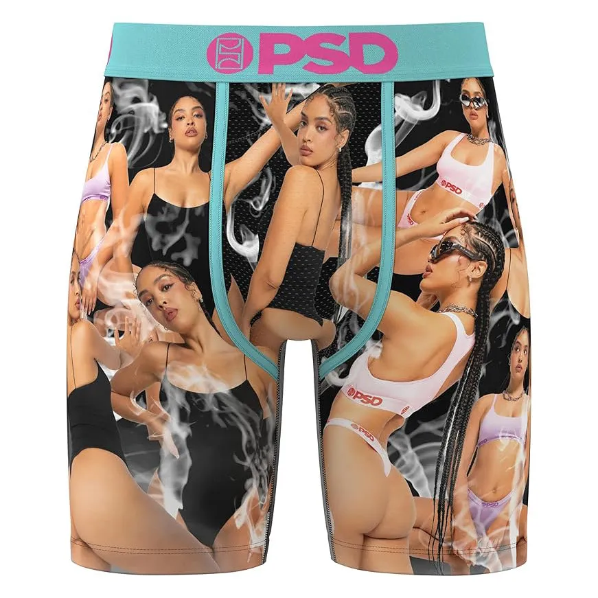 PSD Men's Multicolor MMF Boxer Briefs Large Underwear (Knit) - 224180258-MUL-L