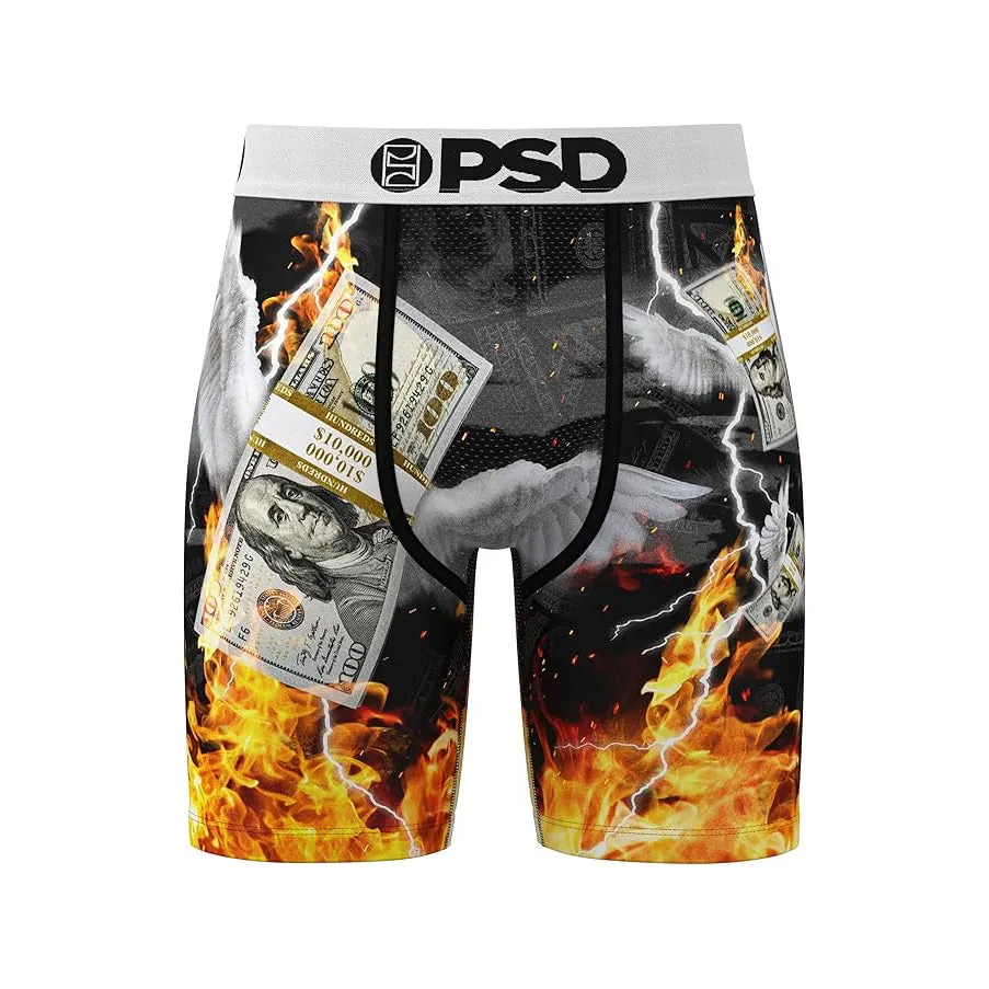 PSD Men's Multicolor MMF Boxer Briefs Medium Underwear (Knit) - 424180048-MUL-M