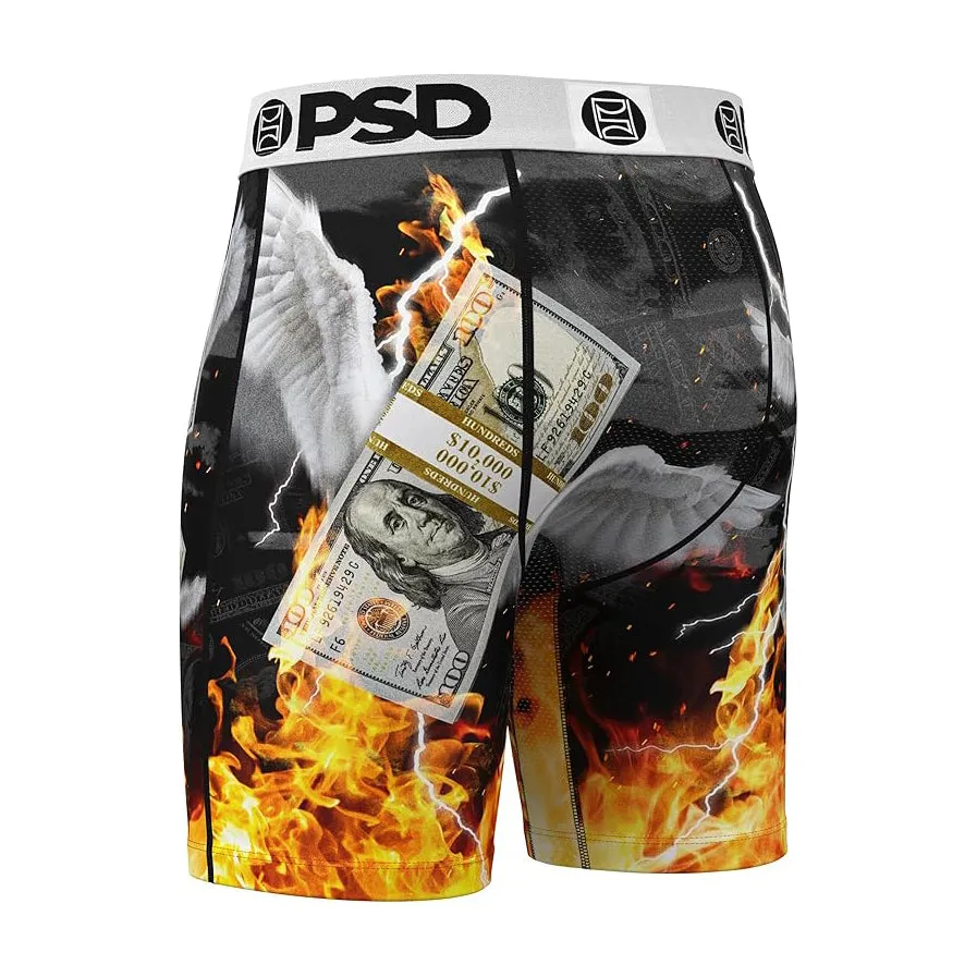 PSD Men's Multicolor MMF Boxer Briefs Medium Underwear (Knit) - 424180048-MUL-M