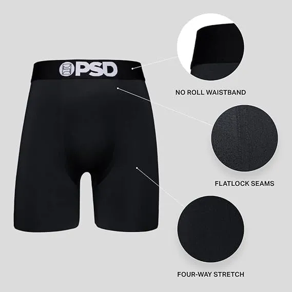 PSD Men's Multicolor MMF Boxer Briefs Small Underwear (Knit) - 424180128-MUL-S