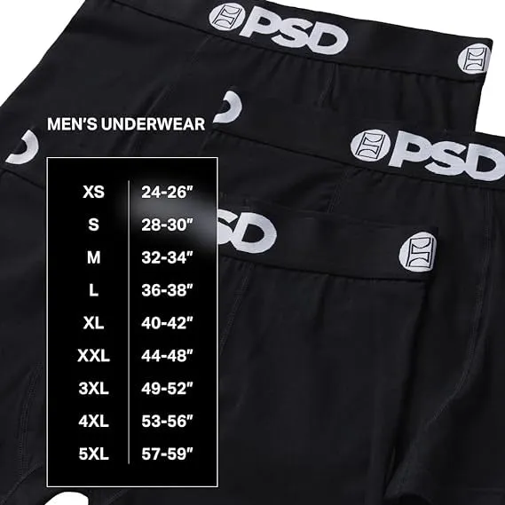 PSD Men's Multicolor MMF Boxer Briefs Small Underwear (Knit) - 424180128-MUL-S