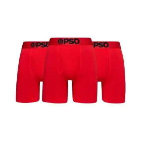 PSD Men's Multicolor Modal Red 3-Pack Boxer Briefs XX-Large Underwear - 322180162-MUL-XXL