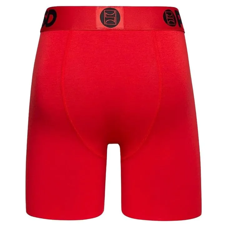 PSD Men's Multicolor Modal Red 3-Pack Boxer Briefs XX-Large Underwear - 322180162-MUL-XXL