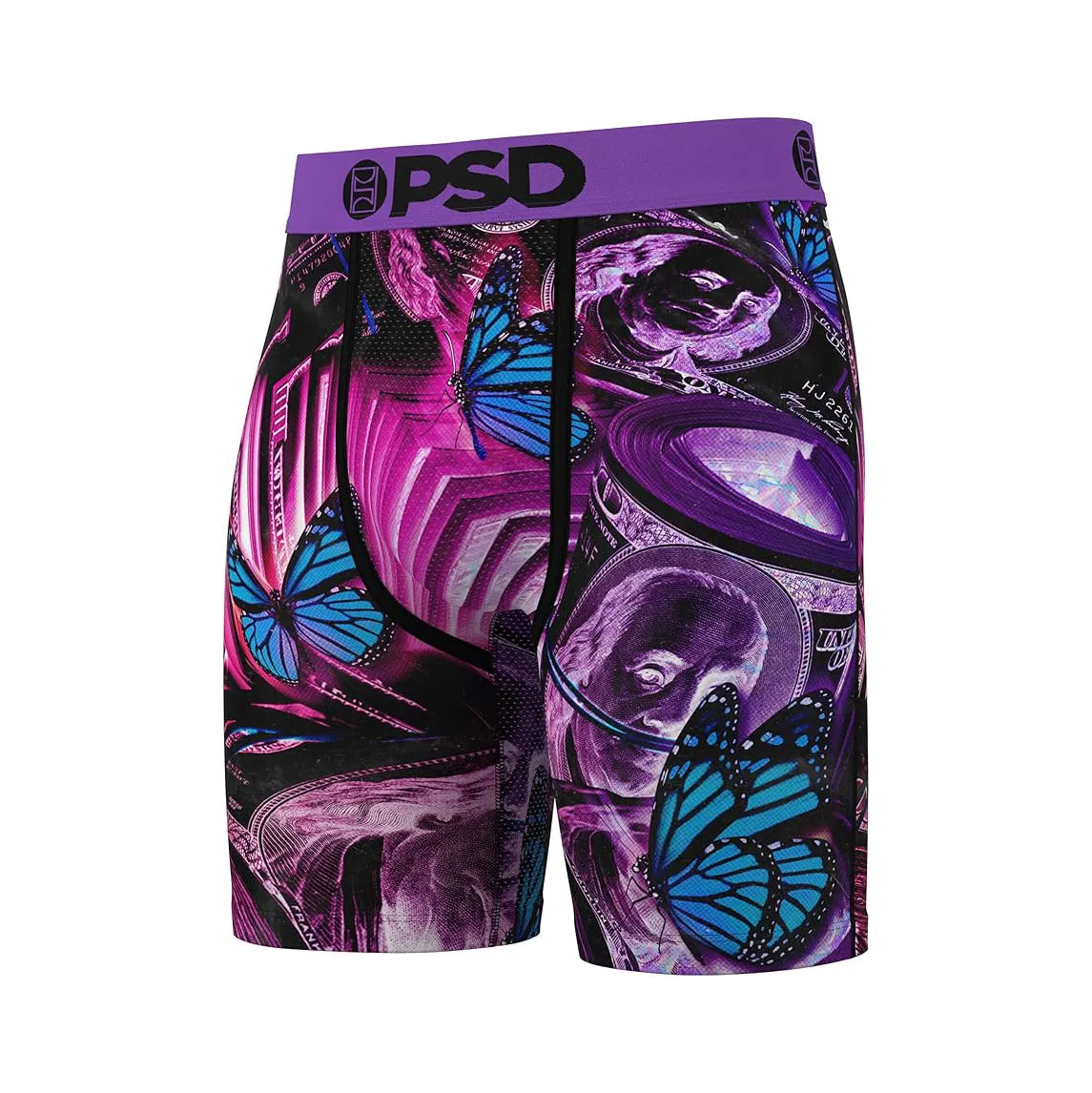 PSD Men's Multicolor Money Flys Boxer Briefs Small Underwear - 324180045-MUL-S