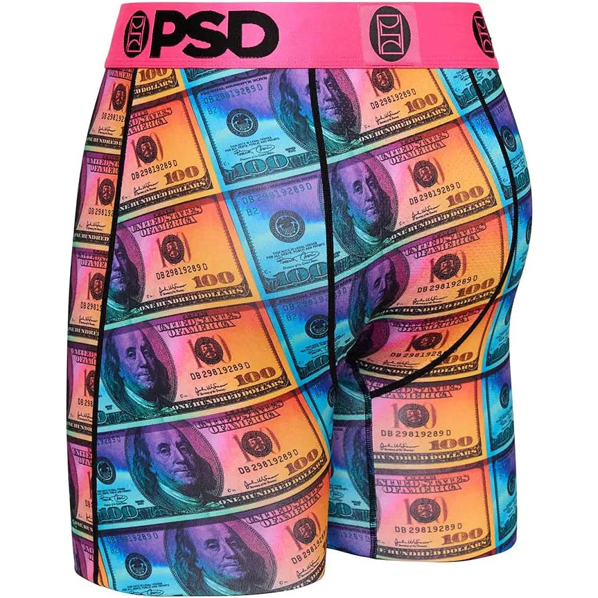 PSD Men's Multicolor Money Gleam Boxer Briefs Large Underwear - 124180006-MUL-L