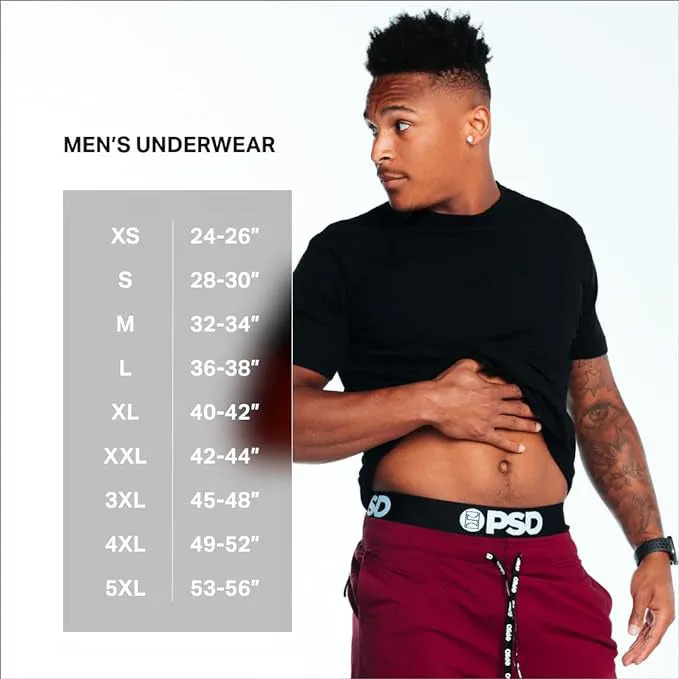 PSD Men's Multicolor Money Print Boxer Briefs Extra Large Underwear (Knit) - 324180192-MUL-XL
