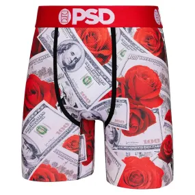 PSD Men's Multicolor Money Print Boxer Briefs Extra Large Underwear (Knit) - 324180192-MUL-XL