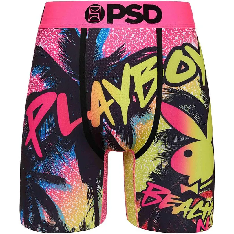PSD Men's Multicolor Pb Beach Club Boxer Briefs Extra Large Underwear - 124180093-MUL-XL