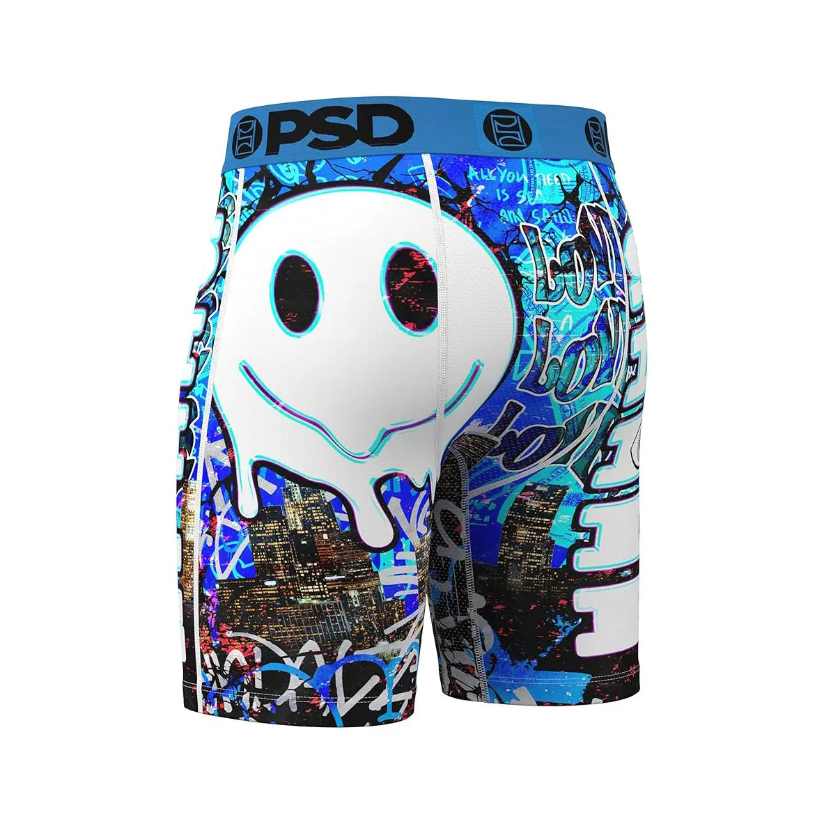 PSD Men's Multicolor Smile Order Boxer Briefs Medium Underwear - 324180095-MUL-M