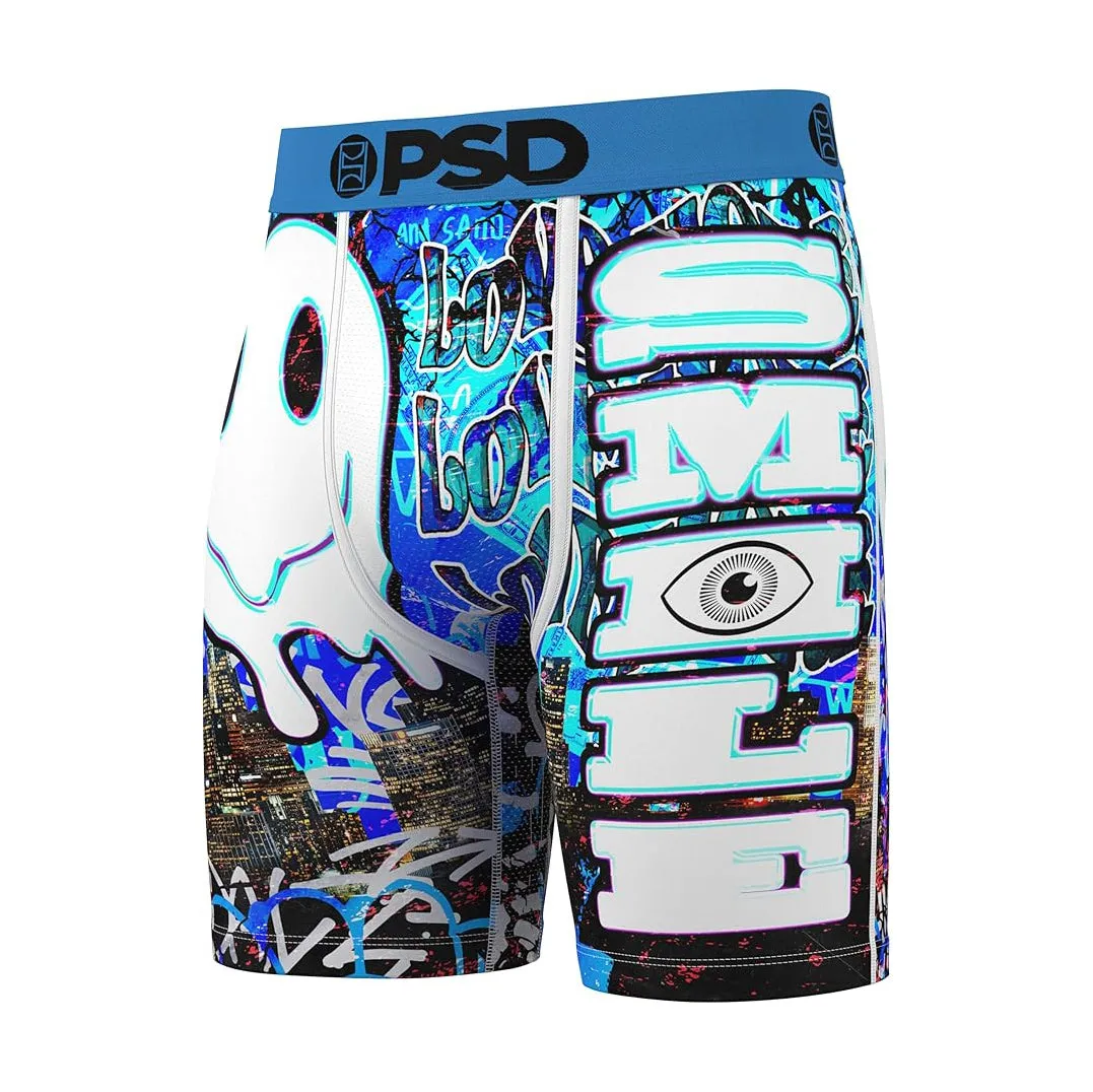 PSD Men's Multicolor Smile Order Boxer Briefs Medium Underwear - 324180095-MUL-M