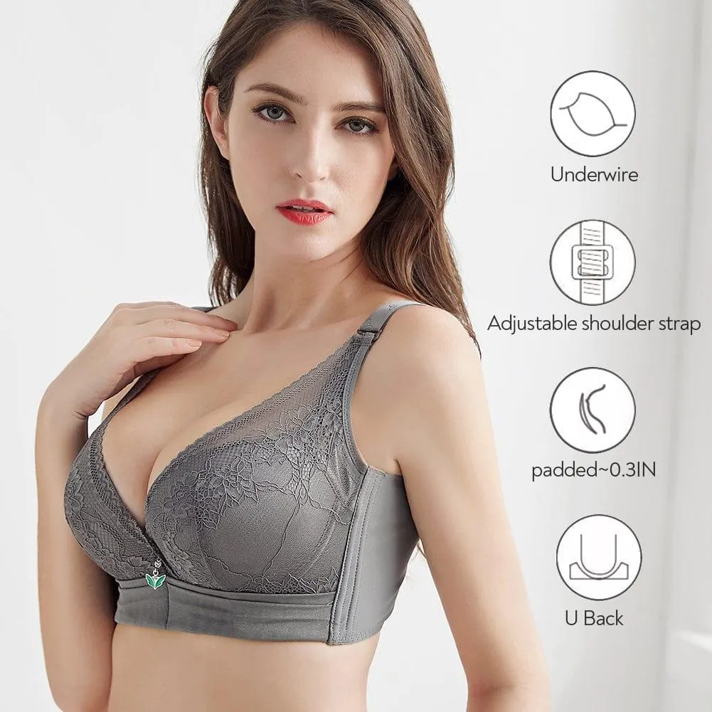 "Redefines Comfort" Push up Underwire Lace Bralette