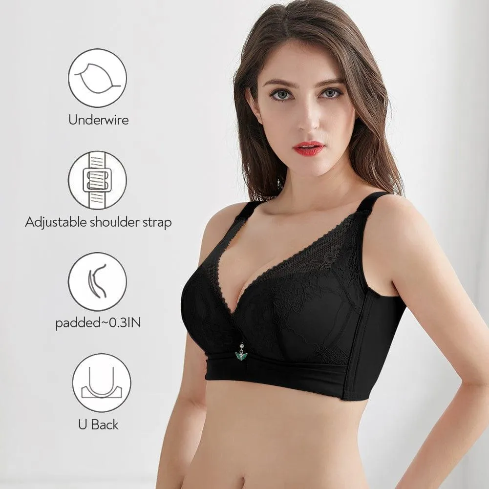 "Redefines Comfort" Push up Underwire Lace Bralette