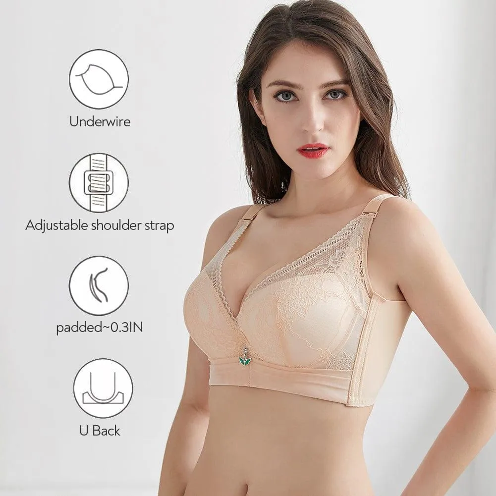 "Redefines Comfort" Push up Underwire Lace Bralette