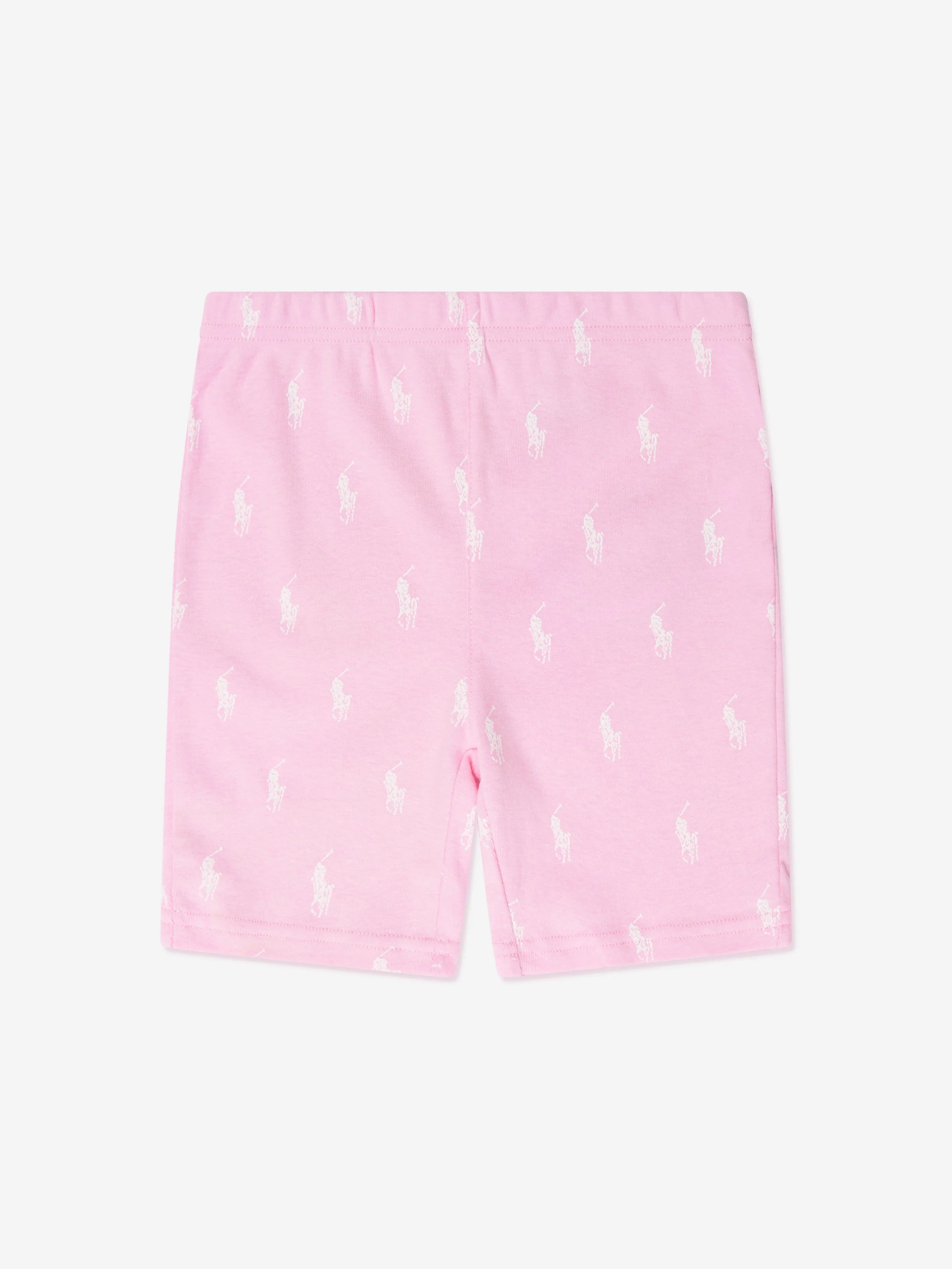Ralph Lauren Girls T-Shirt And Shorts Pyjama Set in Pink