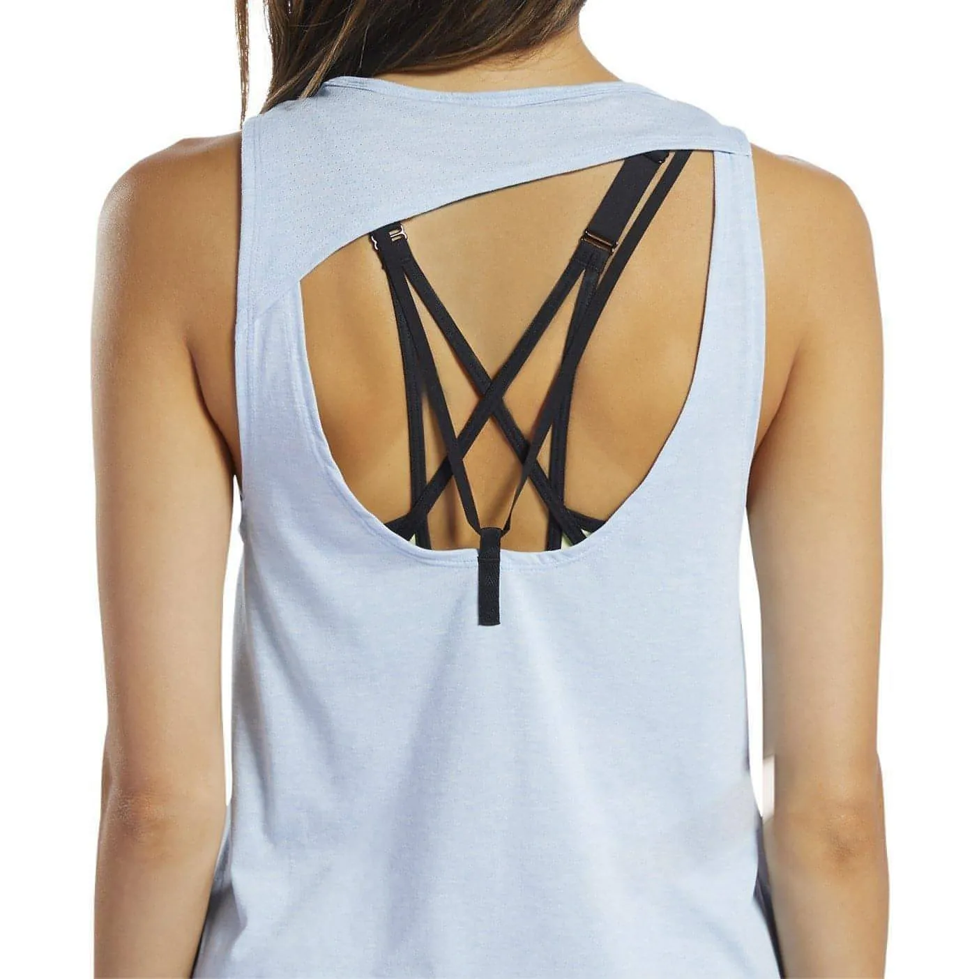 Reebok ActivChill   Cotton Womens Training Vest Tank Top - Blue