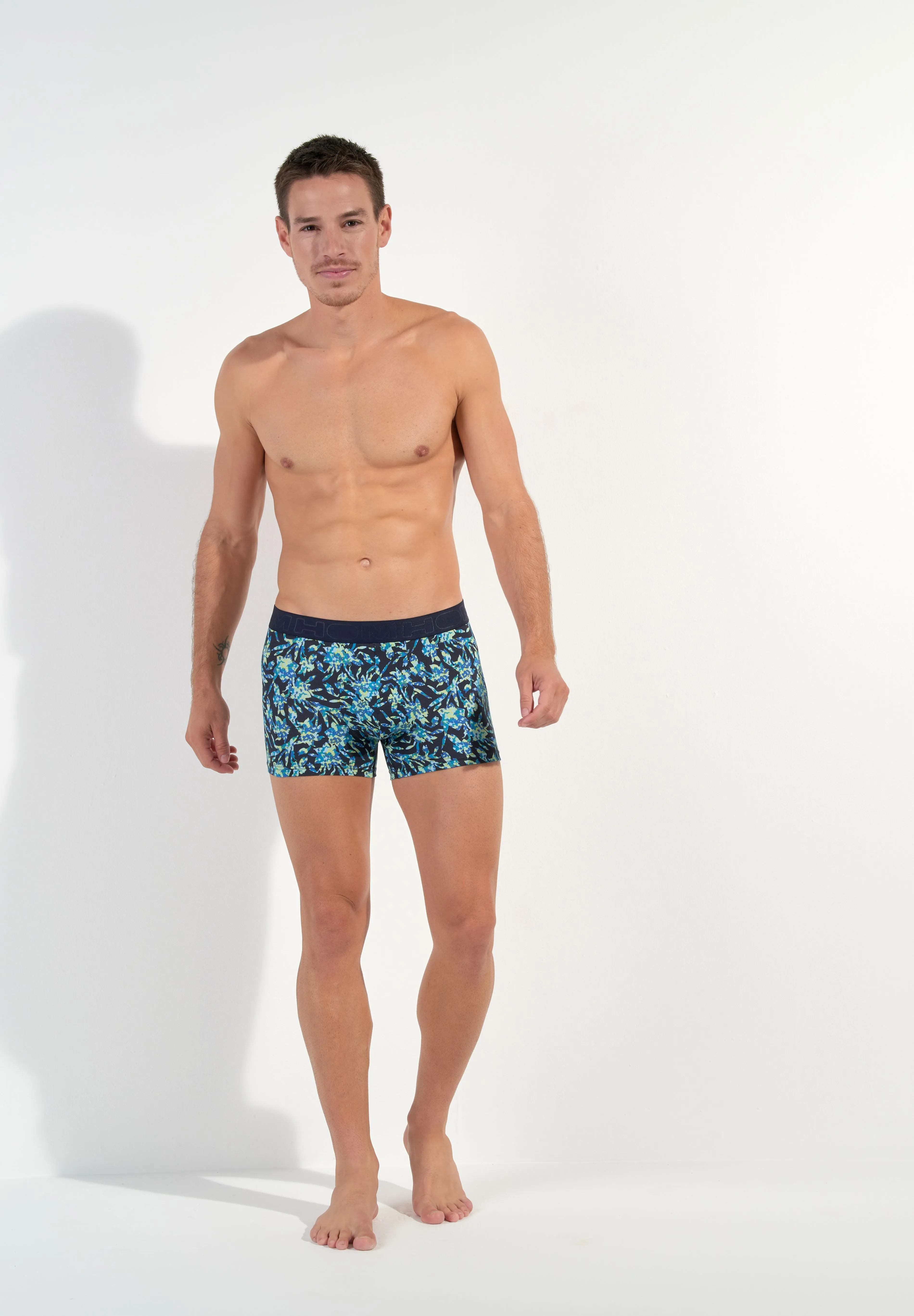 Santiago Boxer Briefs | Navy Print 402853-P0RA