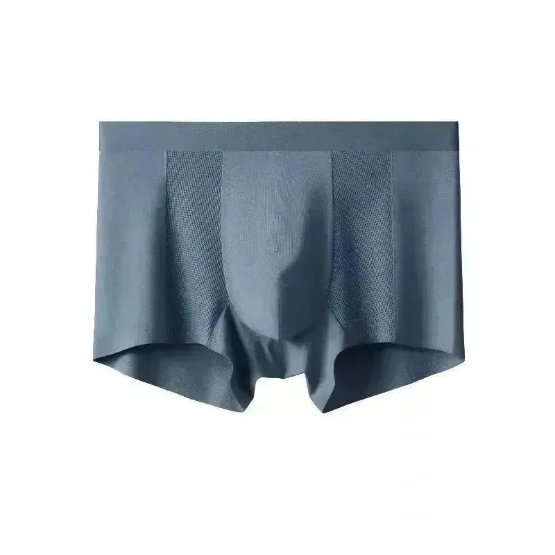 Seamless Breathable Modal Spandex Men's Boxer Briefs Underwear