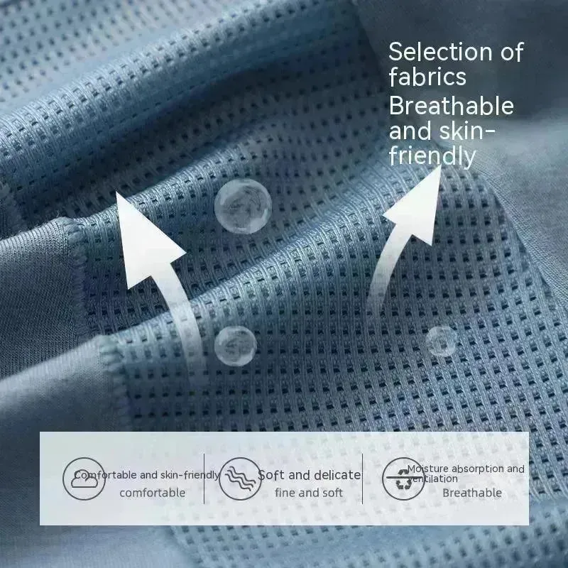 Seamless Breathable Modal Spandex Men's Boxer Briefs Underwear