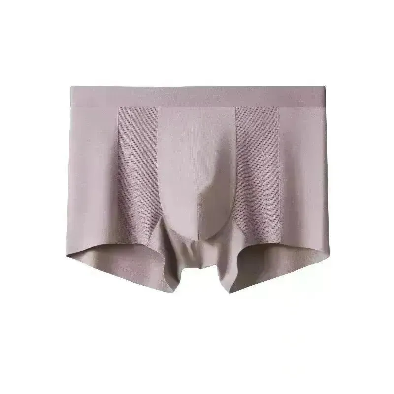 Seamless Breathable Modal Spandex Men's Boxer Briefs Underwear