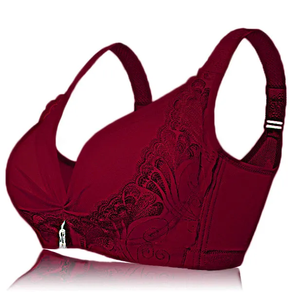 Sexy Deep Plunge Wireless Soft Gather Lightly Lined Fibroin Bras