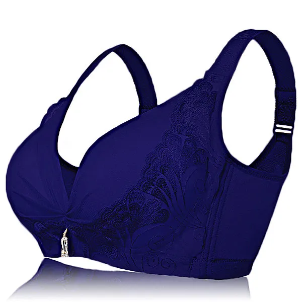 Sexy Deep Plunge Wireless Soft Gather Lightly Lined Fibroin Bras