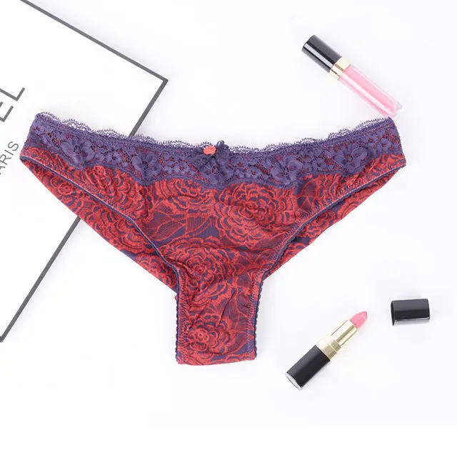 Sexy Lace Decorated Briefs
